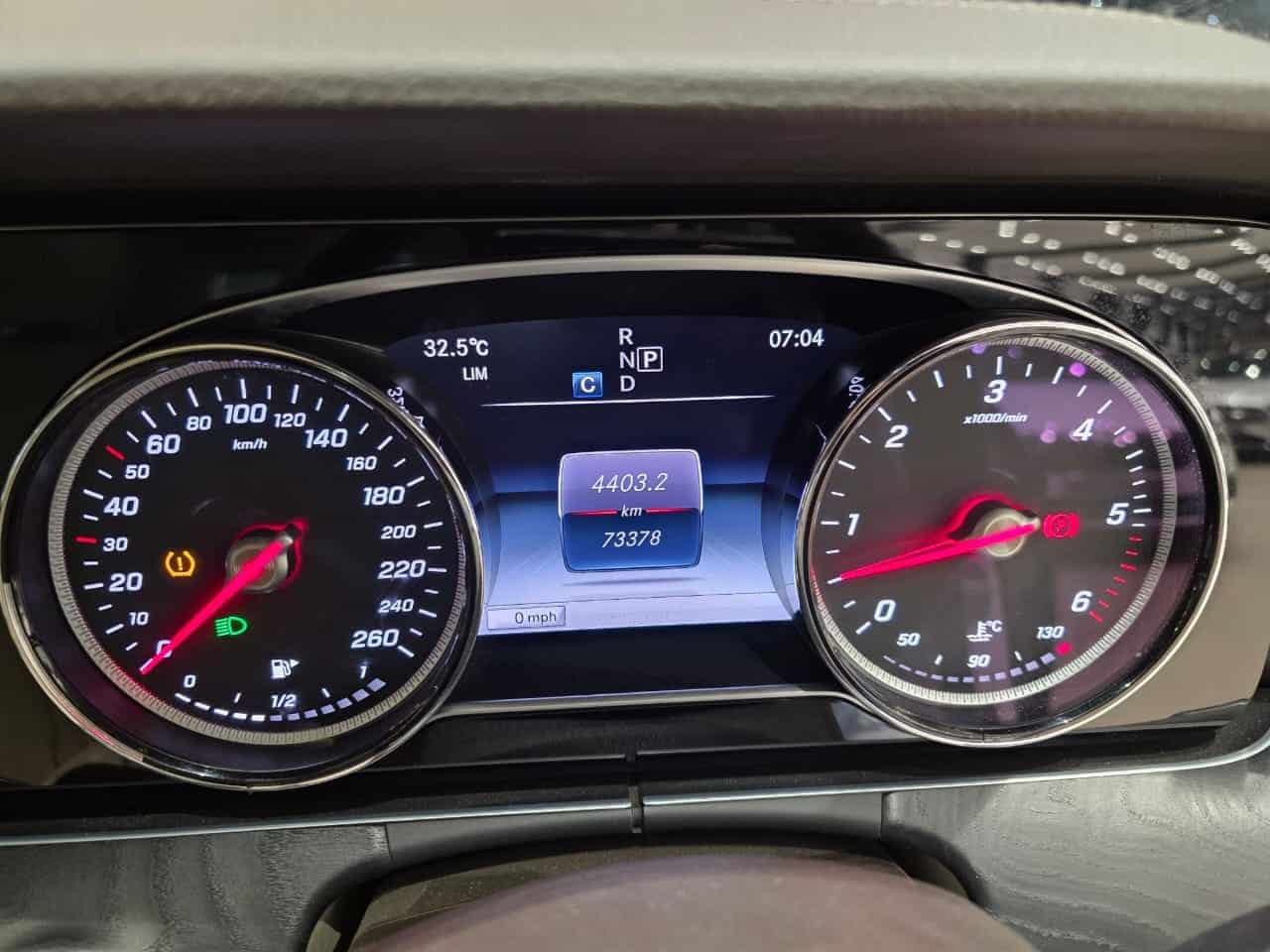 Premium leather-wrapped steering and digital instrument cluster